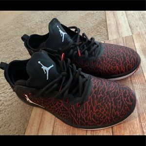 Nike Men’s Black & Red Jordan’s